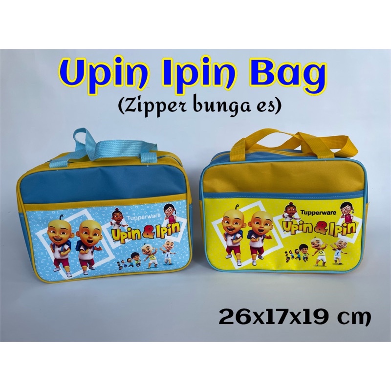 Upin ipin Bag Tupperware (zipper hunga es)