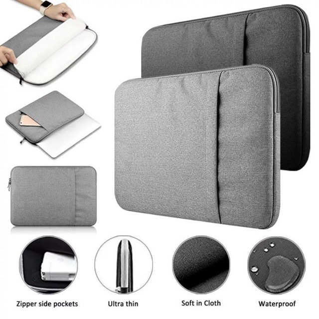 Tas Laptop/Softcase Nylon Macbook 11 inch 12 inch Sleeve Case