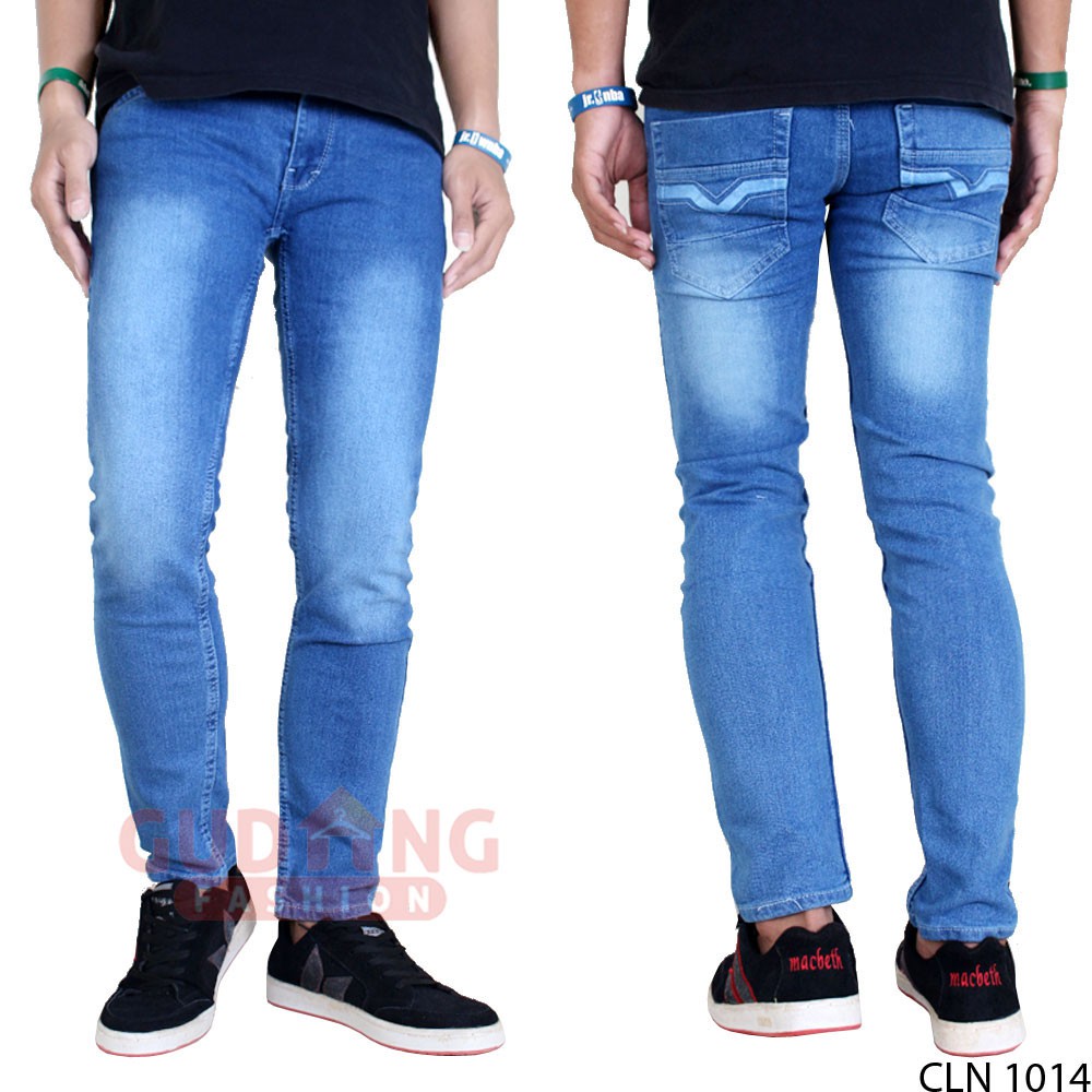 Celana Jeans Kekinian Pria - CLN 1014