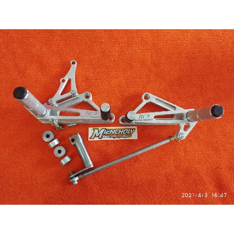 FOOTSTEP UNDERBONE NINJA R RR RC3 RACING STEP UB NINJA KR150 RR NOT QTT DKT BPRO AITECH NUI RACING