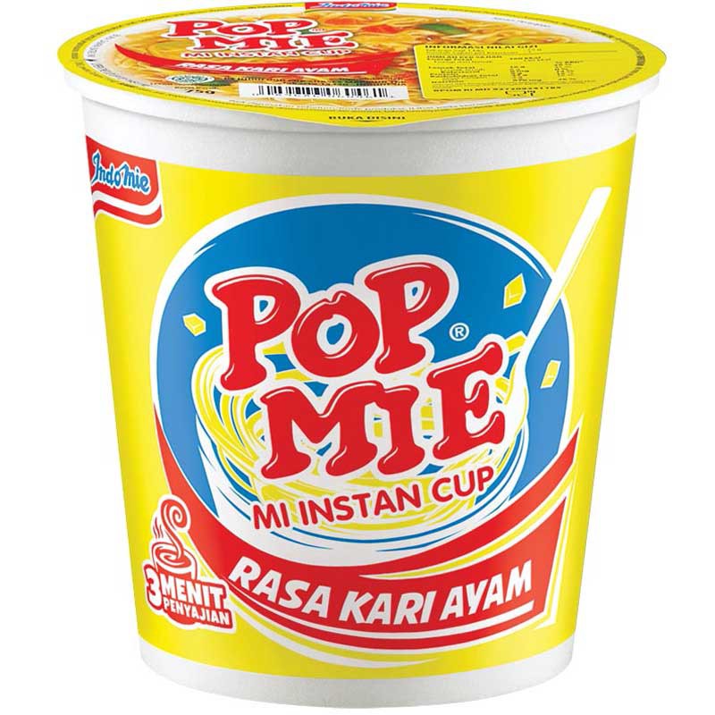 

POP MIE Mi Instan Cup Kari Ayam 75 g