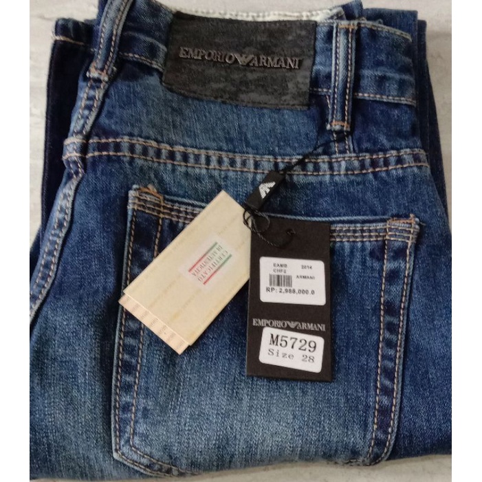 Celana Pria EMPORIO ARMANI Jean original size 28