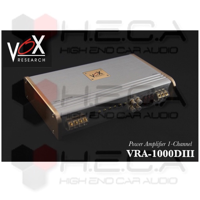 VOX VRA-1000DIII Power Amplifier Monoblock Mono Block Monoblok 1Ch Blok VRA-1000D III Audio Mobil