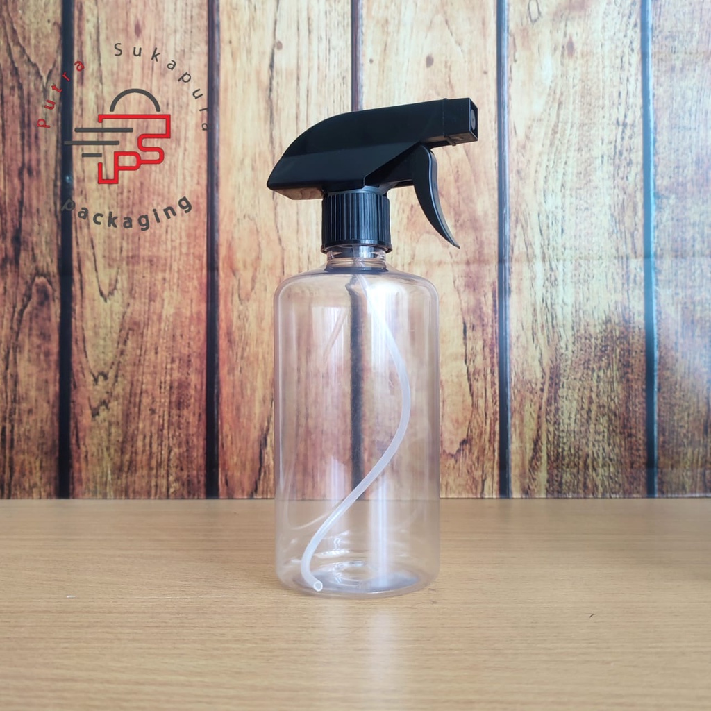 Botol kispray 500ml/Botol semprotan/Botol spray 500ml Bening/Botol spray triger 500ml
