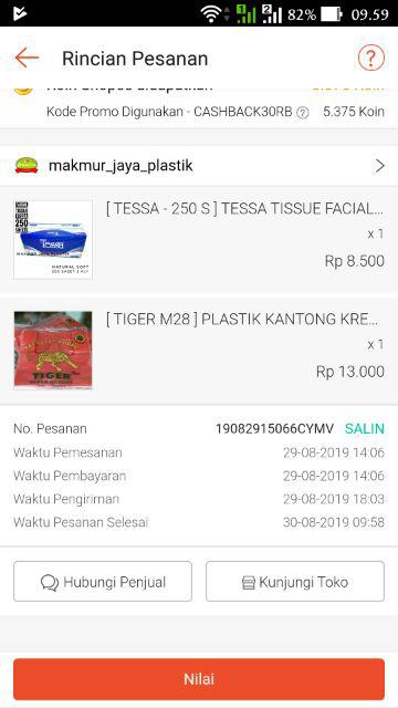 [ Tessa - 250 S ] Tessa Tissue Facial 2 Ply 250 Sheet