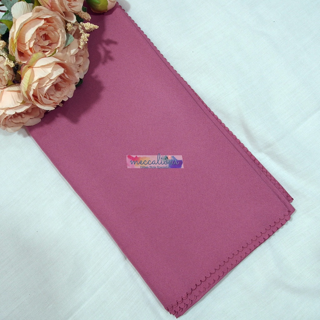 Jilbab Segi Empat Azara Voal Syari 130 x 130 Oskara  Miracle Jumbo Laser Cut-Rose Pink