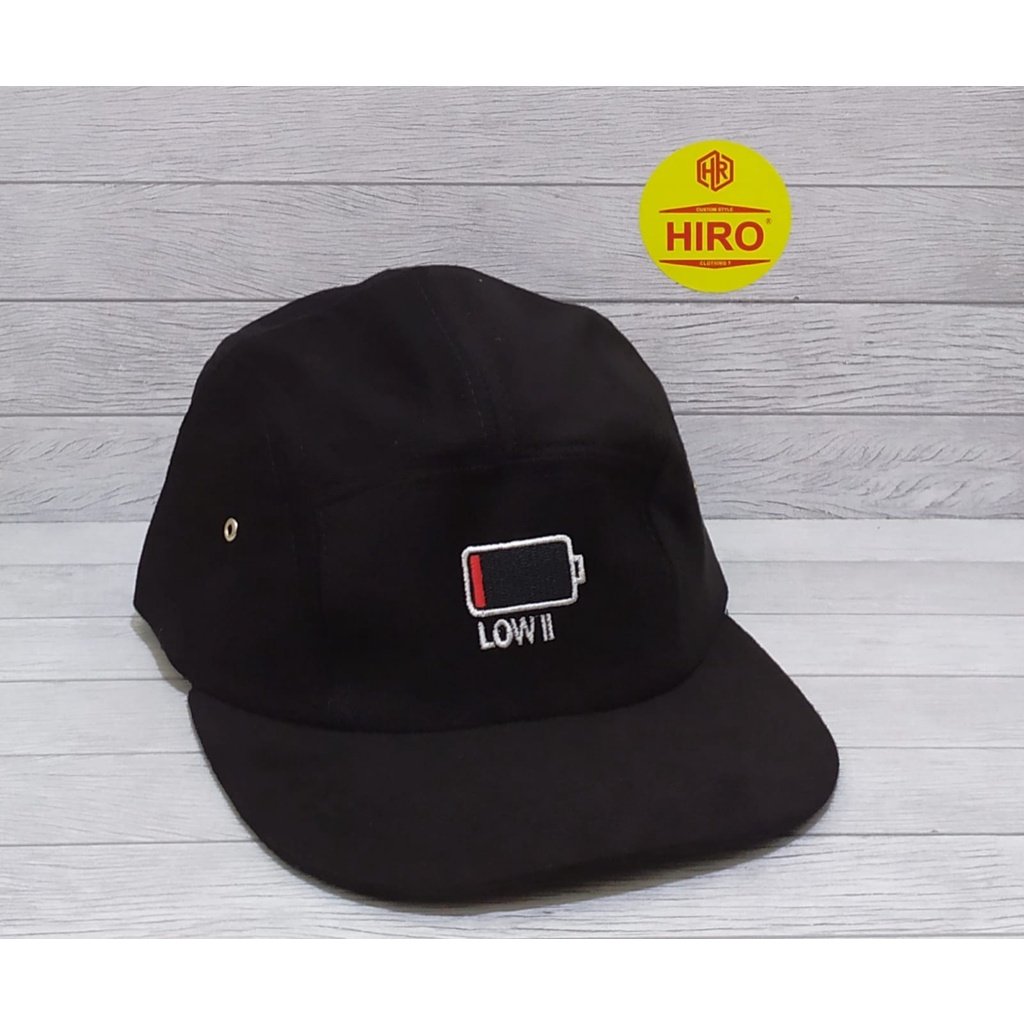 [COD]Topi Distro Pria/Topi Snapback Bordir LOW!! Hip-Hop Original New Model/Topi Lima panel