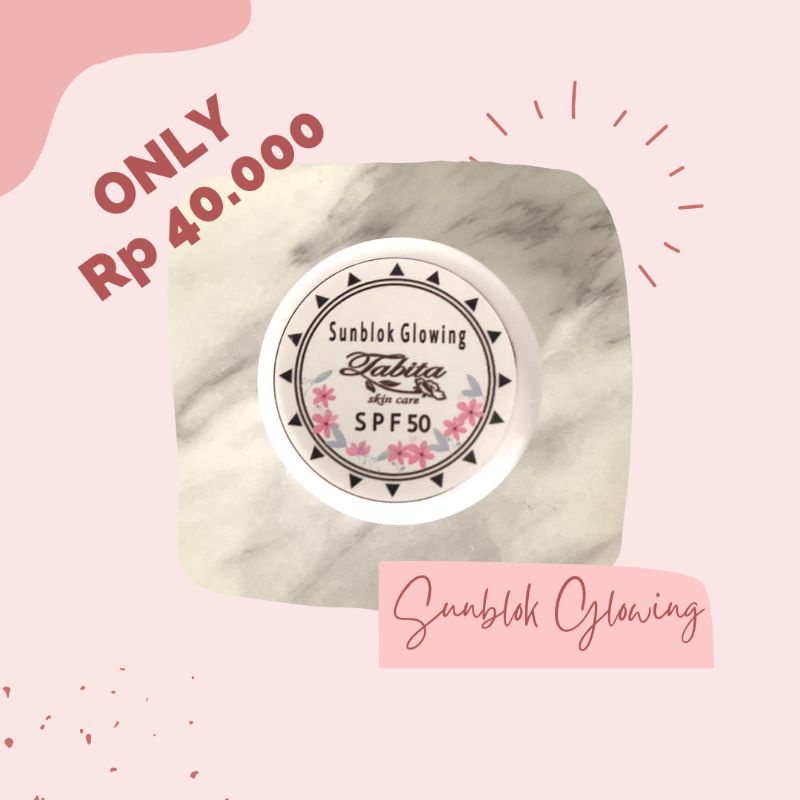 Sunblock Glowing Tabitha Skincare SPF 50