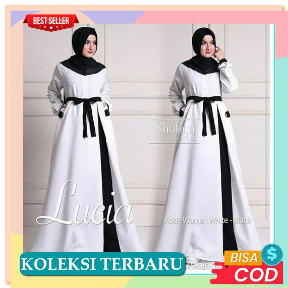 Gamis Lebaran Murah Wanita Terbaru Gamis Remaja Kekinian Modern 2022 Wanita Dress Syrin Maxy Dress W