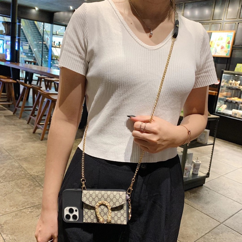 Case Tas Rantai FH48 WM for Oppo Realme 2 Pro U1 U2 5 5s 5i 8i 9 10 C1 C10 C11 C12 C15 C2 C20 C20a C21 C21y C25 C25y C3 C30 C31 C33 C35 C55 Narzo 20 30A 50 50a 50i