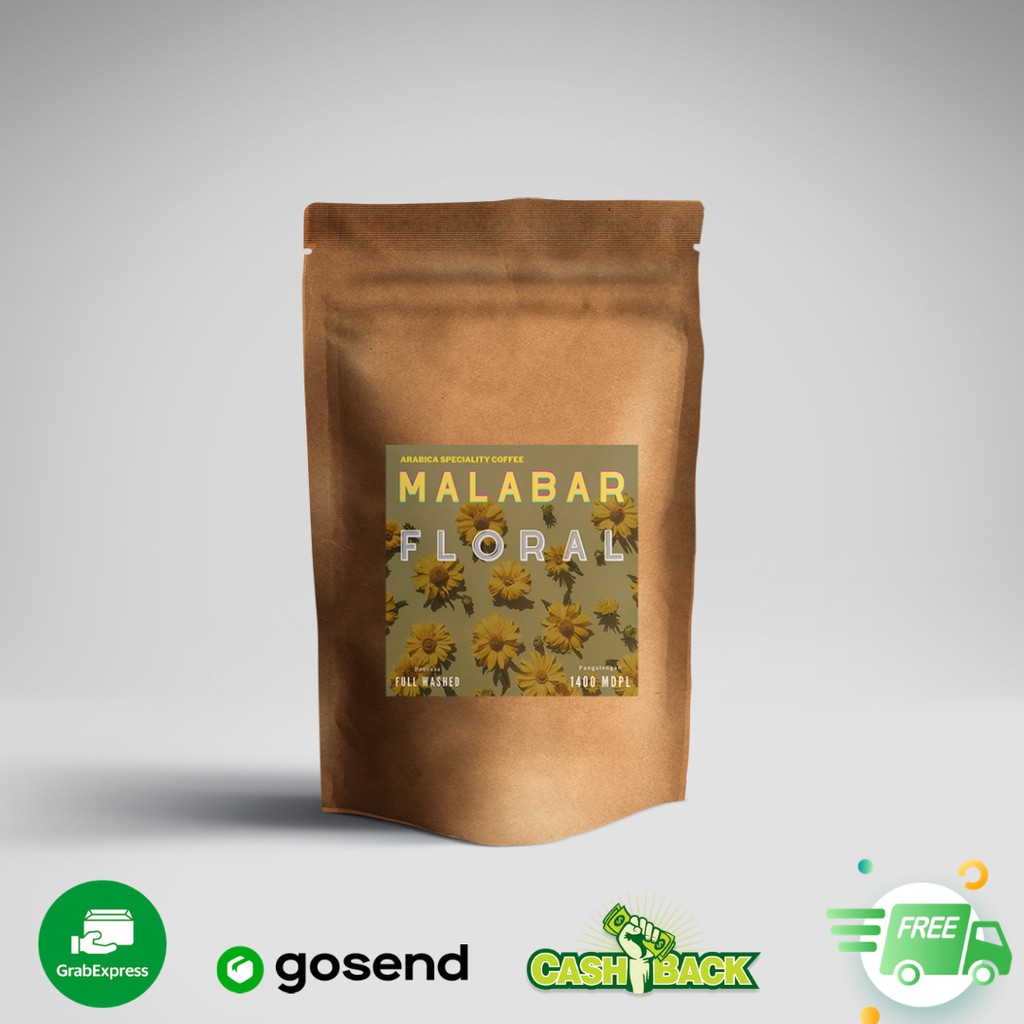 

Kopi Arabika Malabar Floral Washed Process 250 GRAM BIJI DAN BUBUK