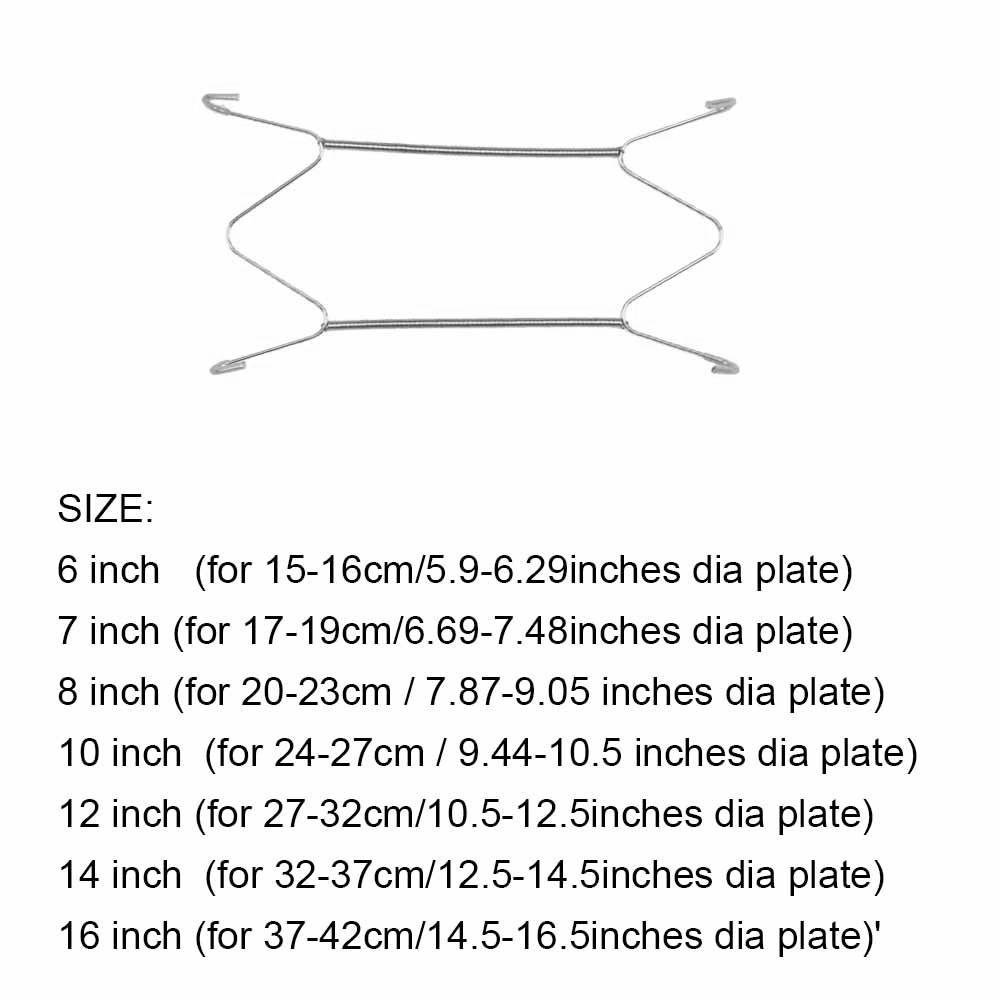 Nickolas1 Dish Spring Holder W Type Dismountable Art Dekorasi Rumah Pajangan Dinding Tetap Mengamankan Klip