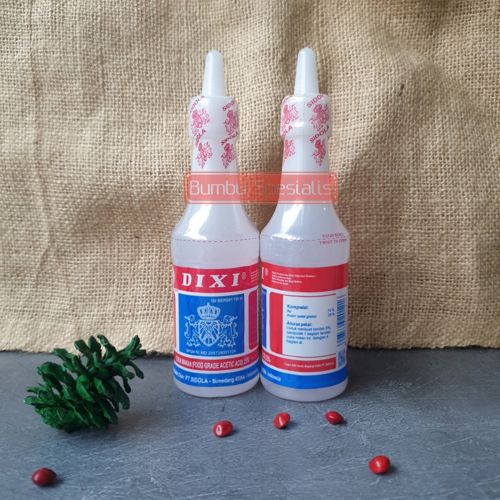 Cuka Makan Dixi Botol 150 ml / Cuka Dixi 150 ml