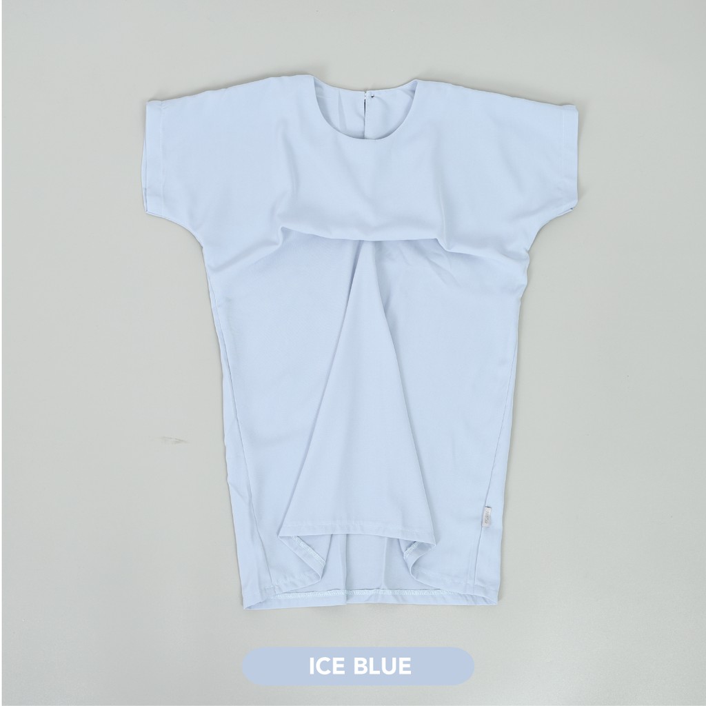 Mooi Kaftan Anak Alaia Dress Anak Perempuan-ICE BLUE