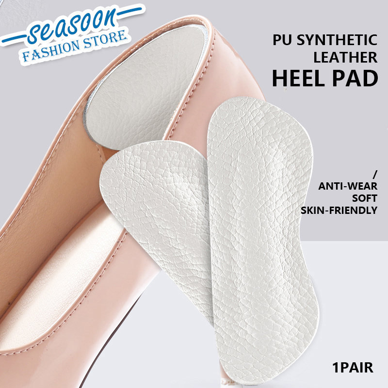 1 Pasang Heel Pad, Cushion Sisipan Sepatu Hak Tinggi Wanita Bahan Lembut Nyaman Kuat dengan Perekat