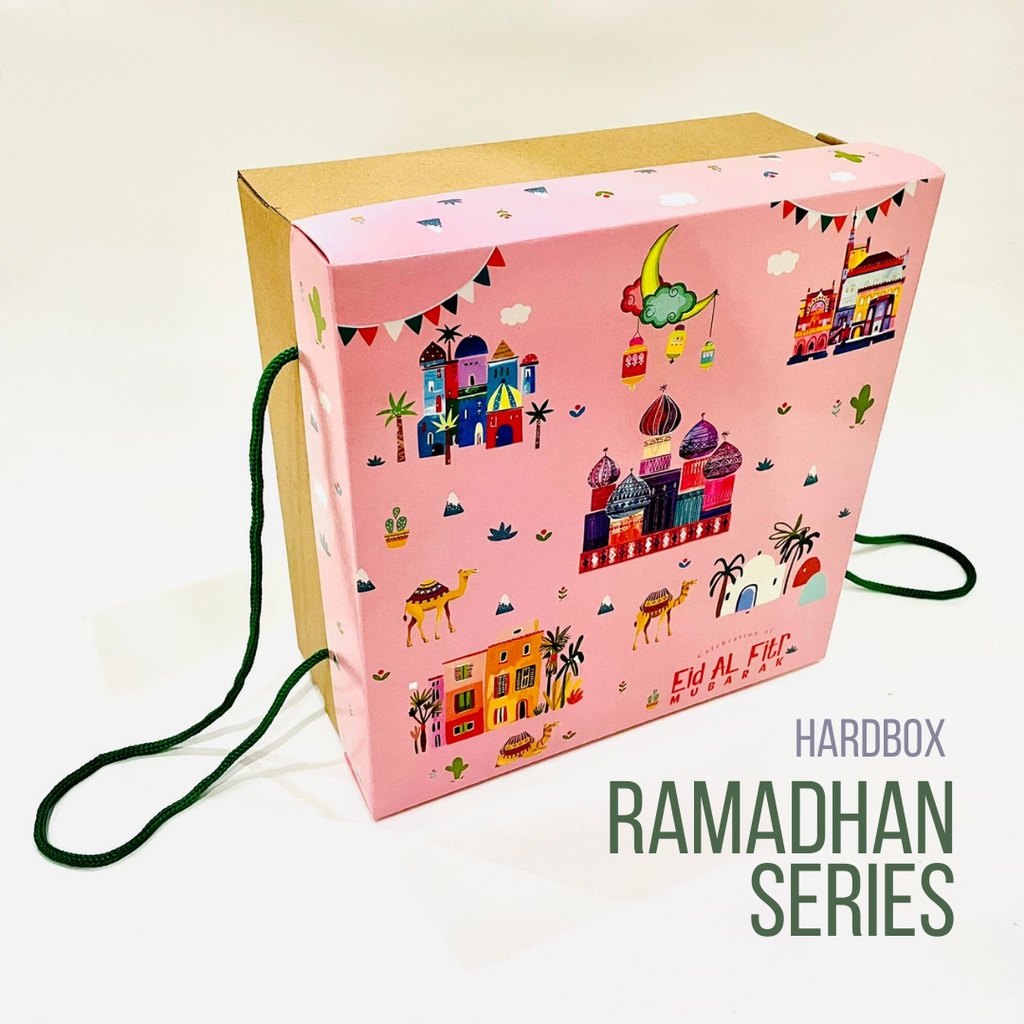 

Packaging Kemasan Lebaran 25x25x12 // Hardbox Lebaran // Kemasan Eksklusif Ramadhan // Tas Hampers Lebaran Eid // Kemasan Hampers Murah