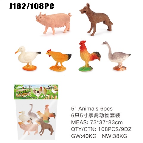 Jual Mainan Anak Figure Hewan - Farm Animals Set | Shopee Indonesia