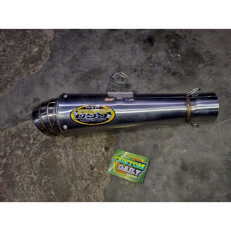 Kenalpot knalpot racing BSS jigsaw universal motor bebek cb gl mp tiger scorpio slenser silinser ken