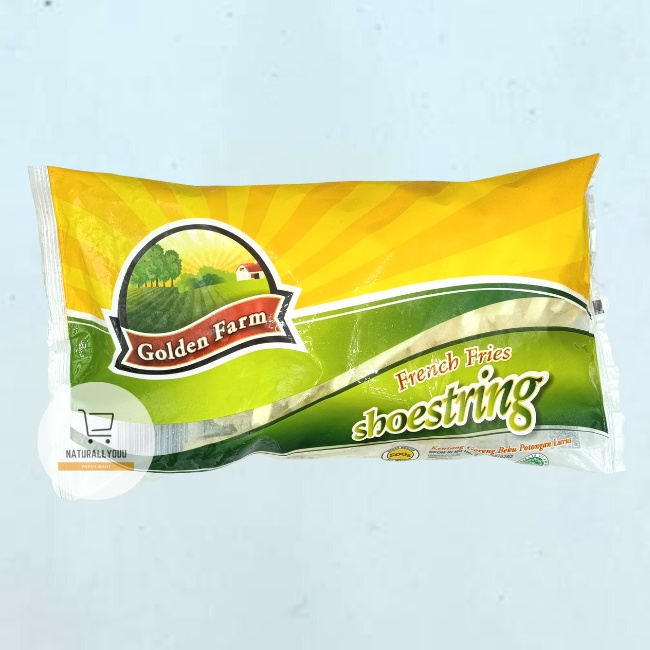 Golden Farm French Fries Shoestring / Straight Cut / Crinkle Cut 500Gr Kentang Goreng