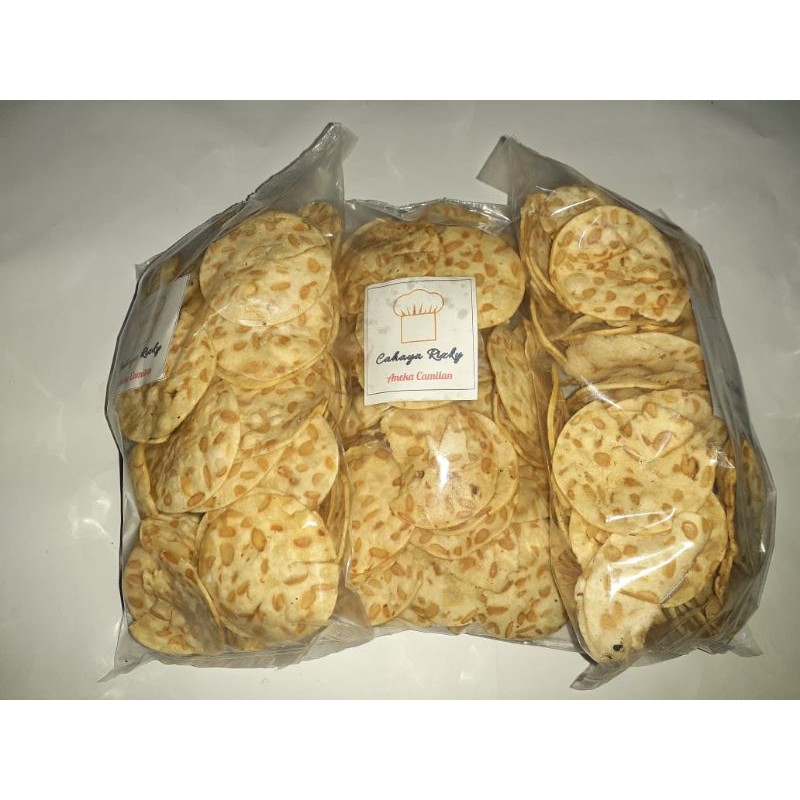 

[ 150 gram ] KRIPIK TEMPE SAGU/KRIPIK TEMPE BULAT/OVEN MINI - Gurih dan Crispy