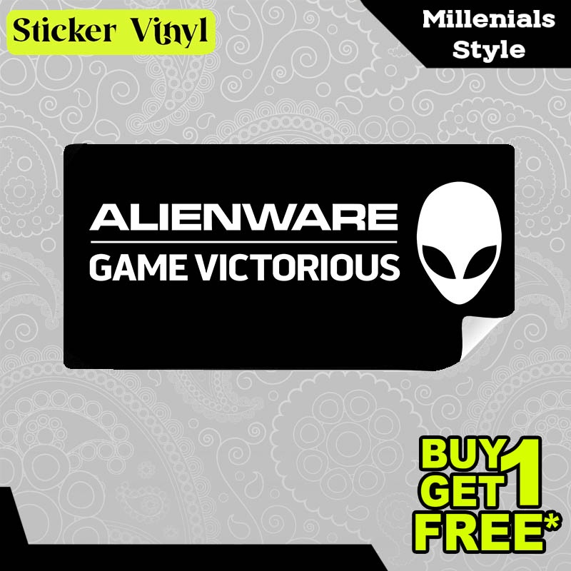 

Stiker Sticker AlienWare Game Victorious Monster Luar Angkasa Gambar Unik Aesthetic Bahan Vinyl Satuan Anti Air