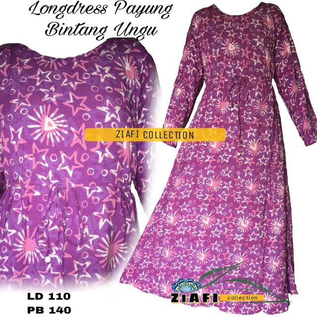 Longdress Payung Bintang / Daster Batik Ziyan