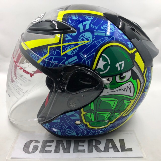 Helm NHK R6 Special GP Edition Karel Abraham Yellow Limited Half Face