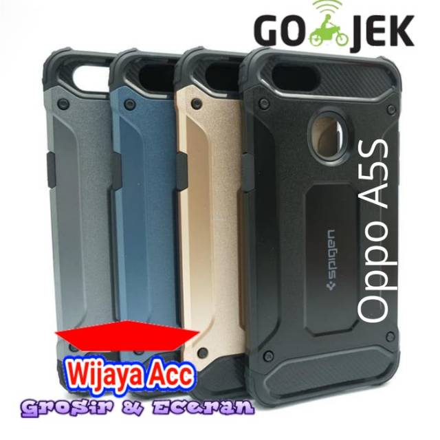 Case Spigen Iron Oppo A5s Hardcase