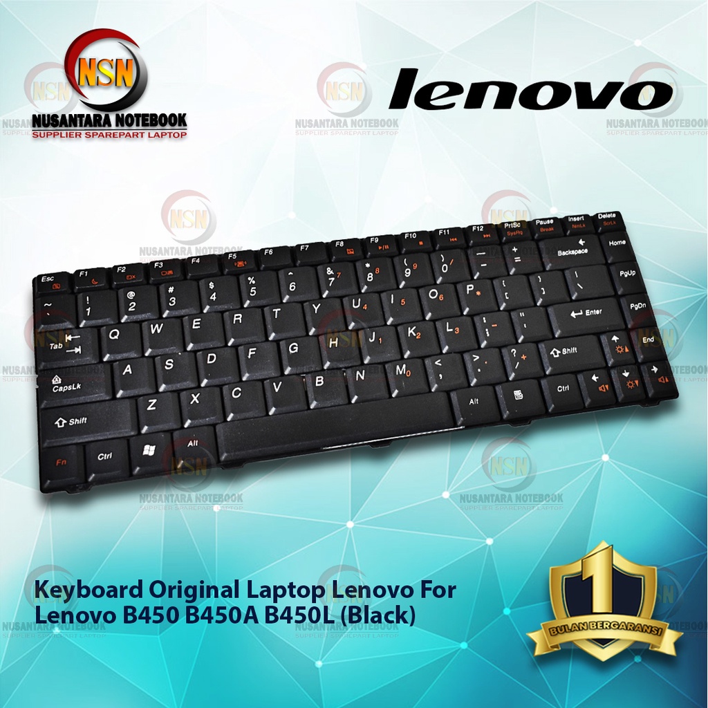 Keyboard Laptop Lenovo B450 B450A B450L Black