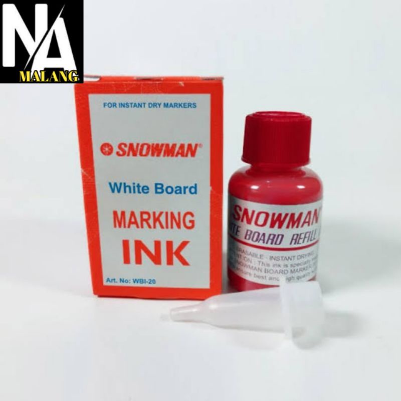 

White Board Marker BG-12 Snowman WBI-20 Merah