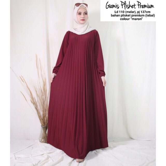 Plisket maxy dress / pliskera maxy