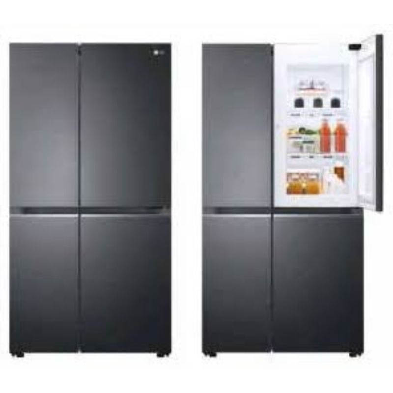 LG GC-M257SQVS Kulkas SIDE BY SIDE Inverter 687L GCM257SQVS Grs Resmi GCM257