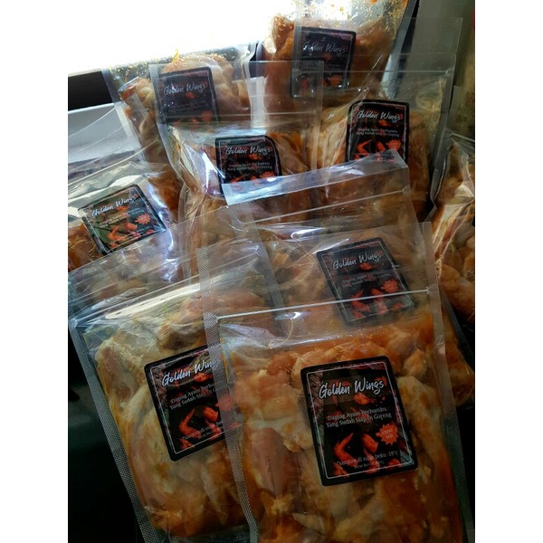 

Chicken Wings Sayap Ayam Siap Saji Merk Golden Wings 1kg(30pcs)