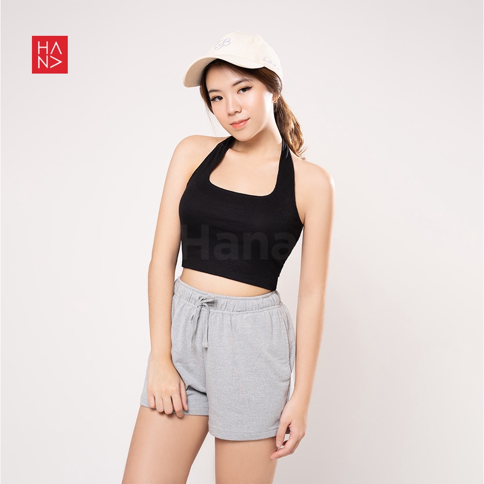 HanaFashion JKT - April Tanktop Halter Wanita Rajut Murah - TT232