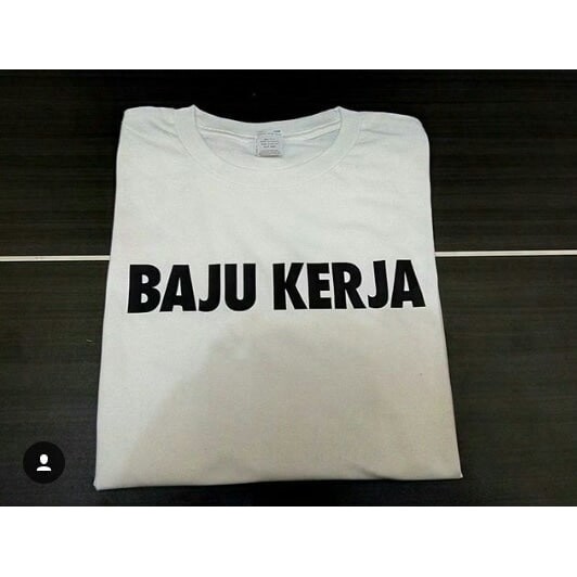 Kaos Tshirt Baju Combed 30S Distro Baru Kerja Pegawai Baru