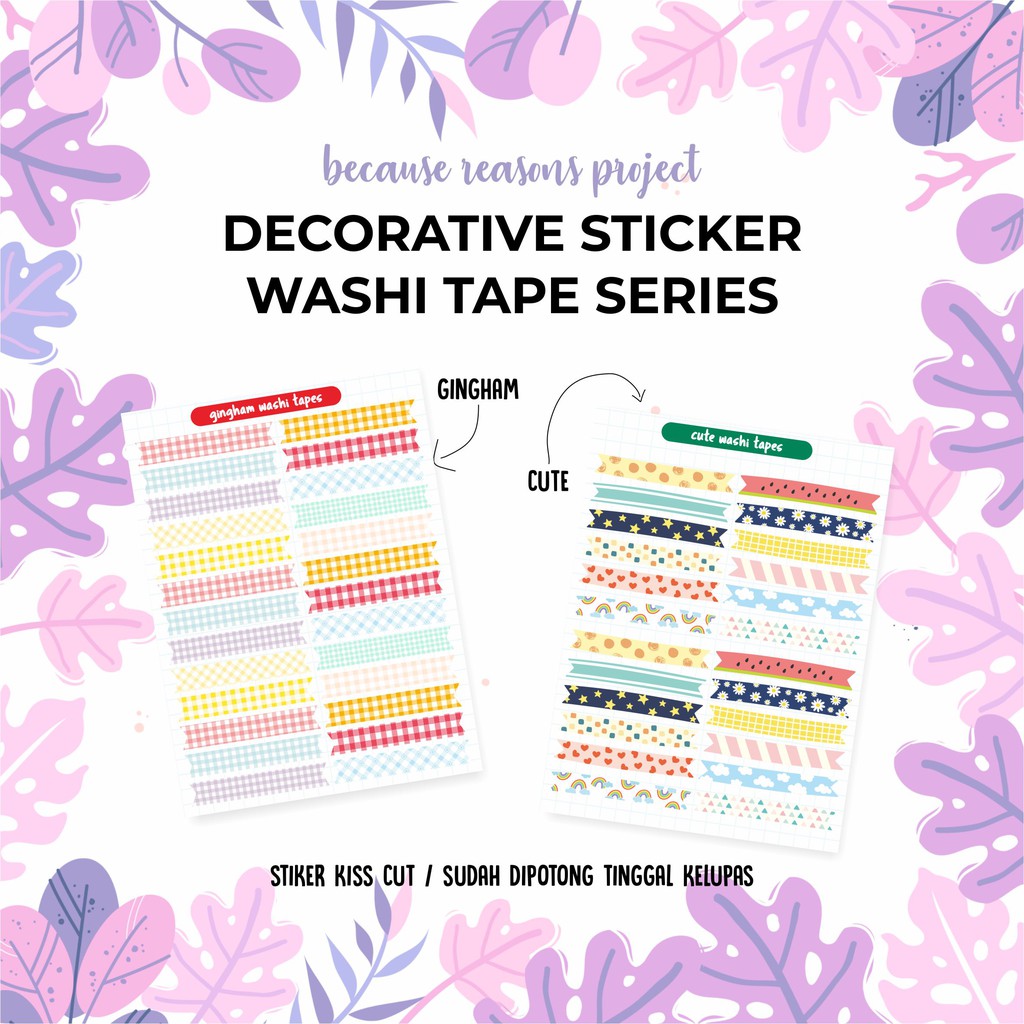 POLCOS - STIKER DECO - WASHI TAPE-3