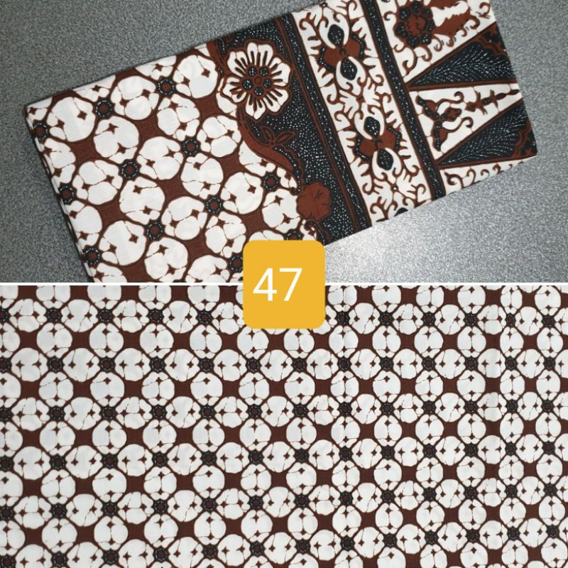 Kain Sarung H.SANTOSO A Batik Jogja Klasik - SARUNG JOGJAAN PUTIH-47