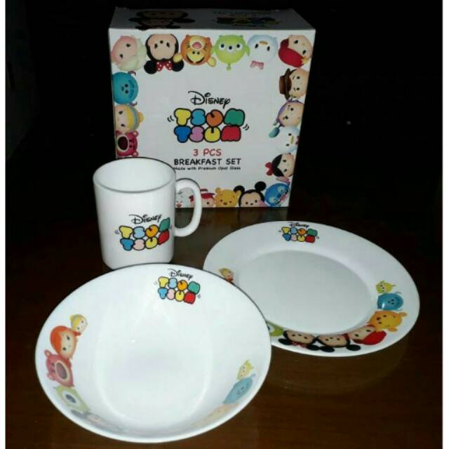 Disney Tsum Tsum Breakfast Set