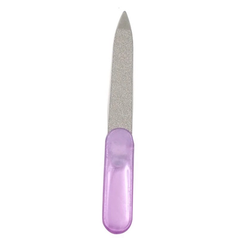 Kikir kuku mini stainless steel mini nail file asah kuku stainless Produk Good Quality