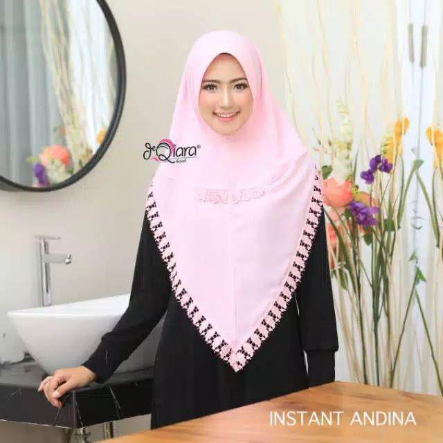 SALE《ORIGINAL DEQIARA》 JILBAB ANDINA/ JILBAB/HIJAB/ DEQIARA