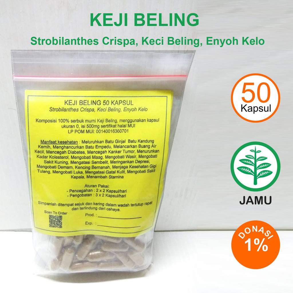 

KAPSUL KEJI BELING Peluruh Batu Ginjal Kandung Kemih Empedu Maag Sakit Kuning Kencing Bernanah