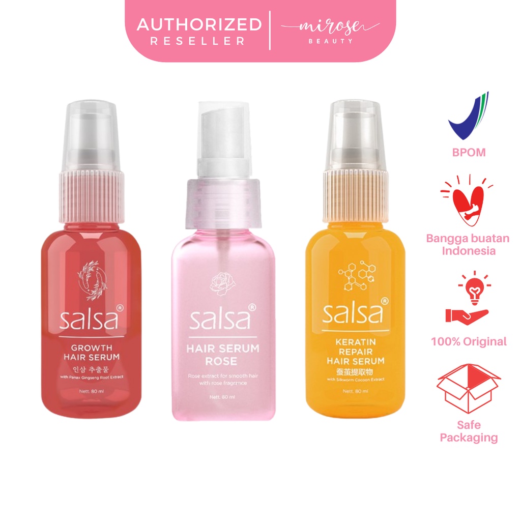 SALSA Hair Serum - Perawatan Rambut Keratin &amp; Growth Treatment