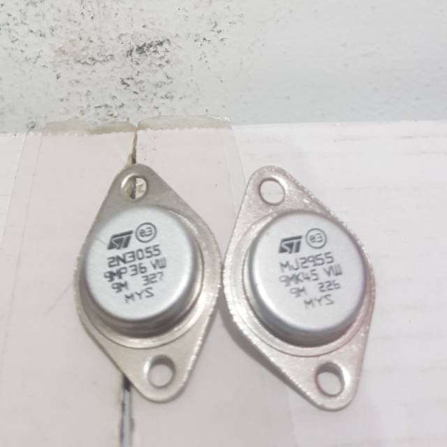 Transistors 2N3055&amp;MJ2955 Original ST 100%