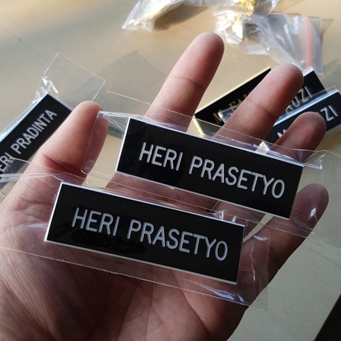

Wow Papan Nama Name Tag Pdh Hot Sale