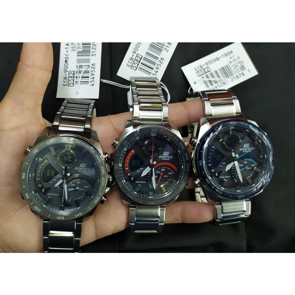 JAM TANGAN PRIA CASIO EDIFICE ECB-900DB-1ADR/ECB-900MDC-1ADR/ECB-900DB-1BDR ORIGINAL