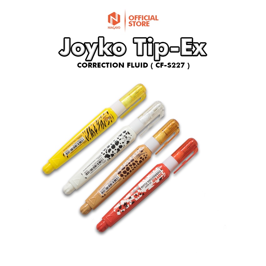 

Tipe X Joyko Correction Fluid Motif Hewan Seri CF S227