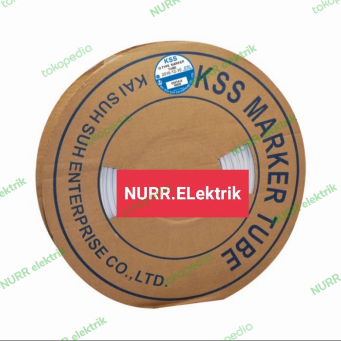 KSS MARKER TUBE PUTIH 3,2.3,5.4.4,5.5.5,5.6.7.8.10MM OMT 3.2-10