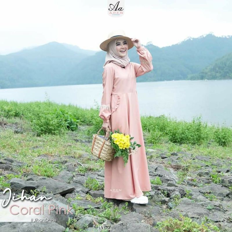 READY  JIHAN DRESS BY ADEN DRESS JIHAN BY ADEN HIJAB GAMIS JIHAN BY ADEN HIJAB DRESS LENGAN PANJANG