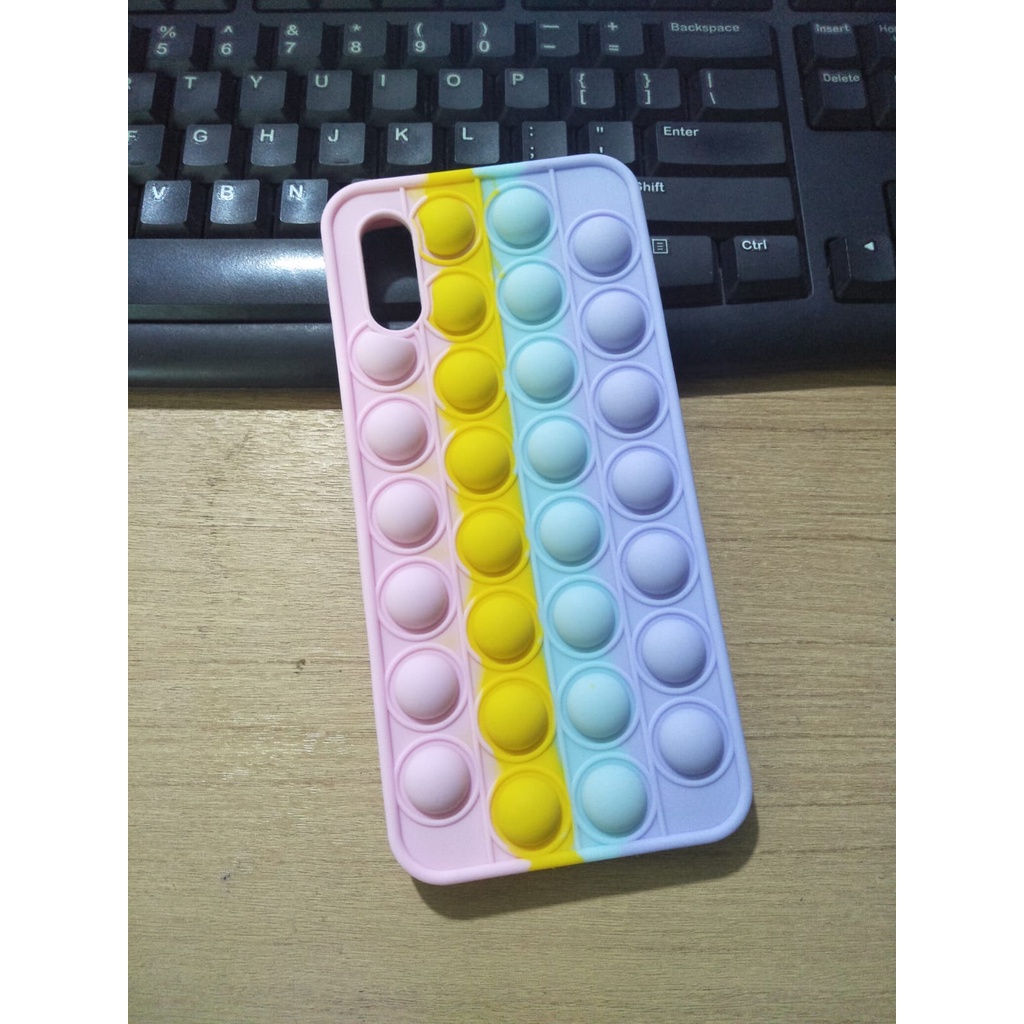 Pop it bubble case Xiaomi Redmi 9 9A 9C softcase jelly fidget push case
