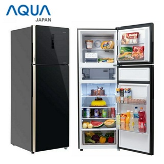 Kulkas 2 Pintu Freezer Atas AQR-405IG(BK)